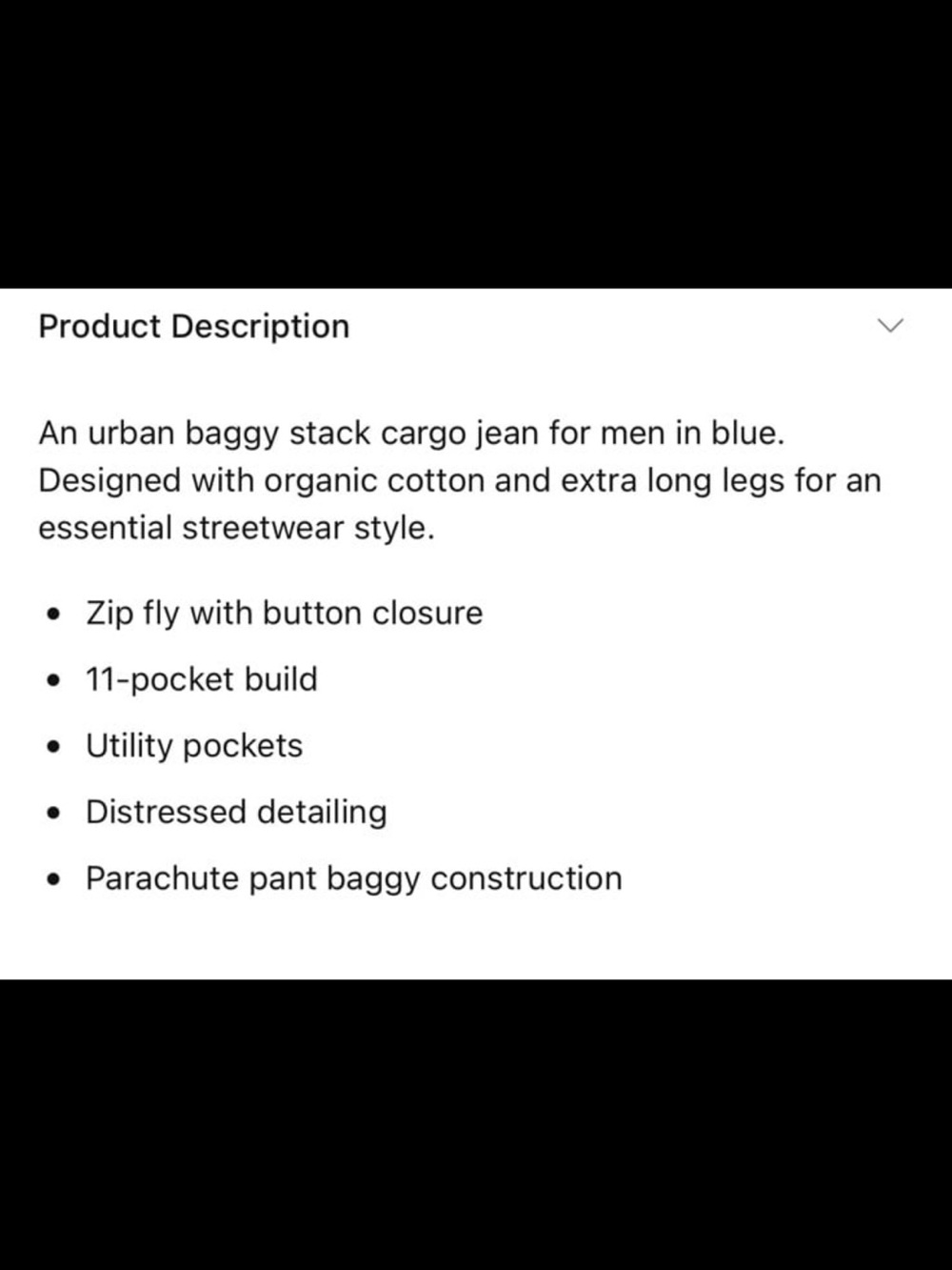 Baggy Denim Cargo Jean - Picture 11 of 11